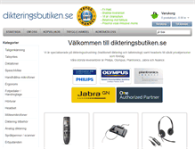 Tablet Screenshot of dikteringsbutiken.se